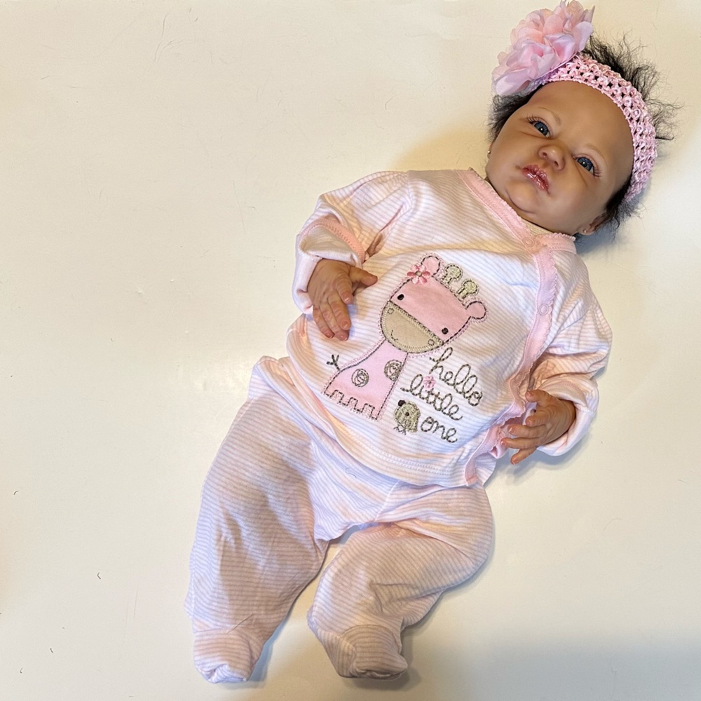 ROSE COTTAGE REBORNS GIRL BABY SILICONE MIX REAL LIFE LIKE NEW DOLL